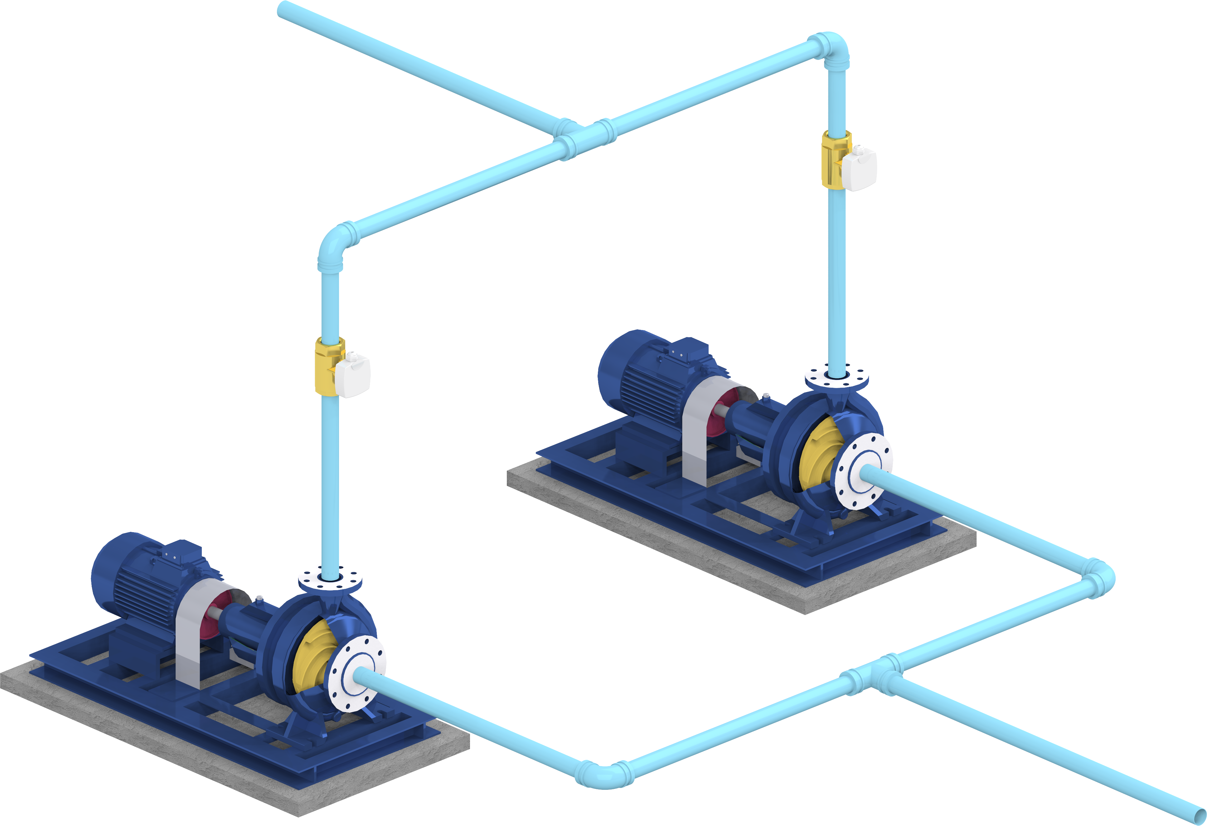 Old Mutual chilled water pumps